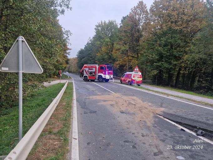 prometna nesreča | Foto: PGD Gornja Radgona