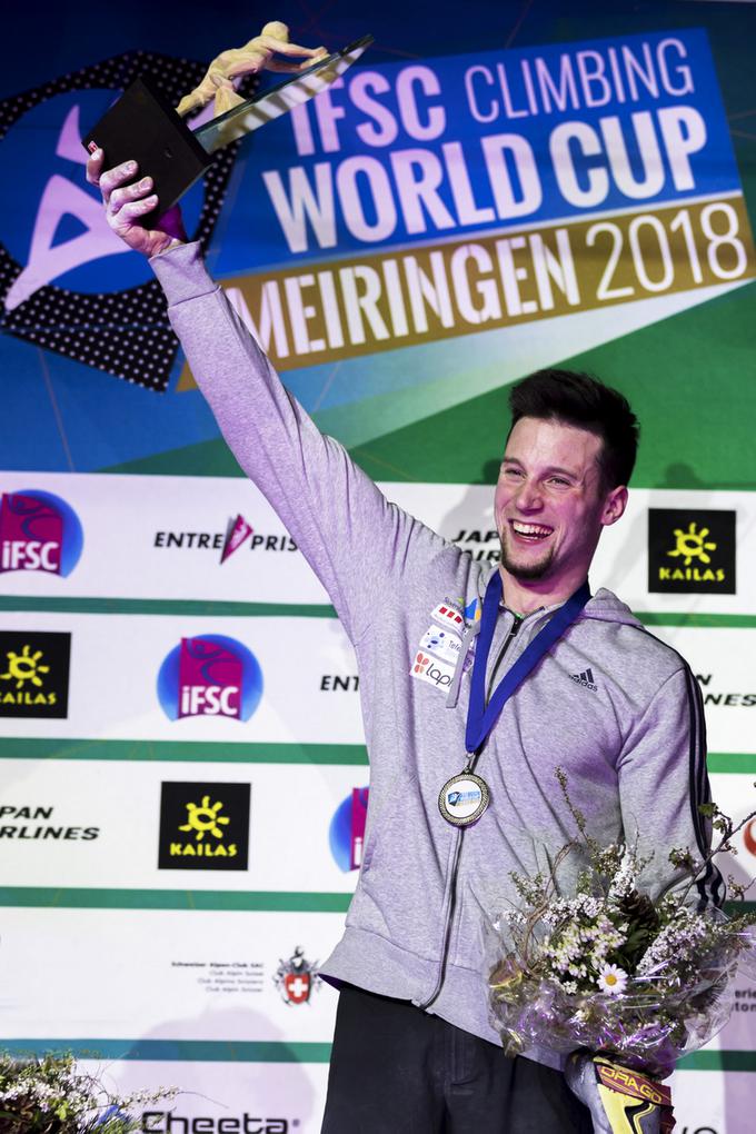 Meiringen 2018 - prvič na najvišji stopnički v svetovnem pokalu. | Foto: Luka Fonda