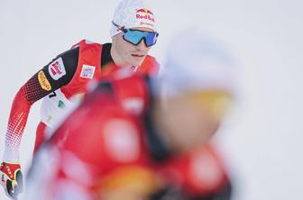 Avstrijec izkoristil odsotnost Norvežana, Slovenca brez točk