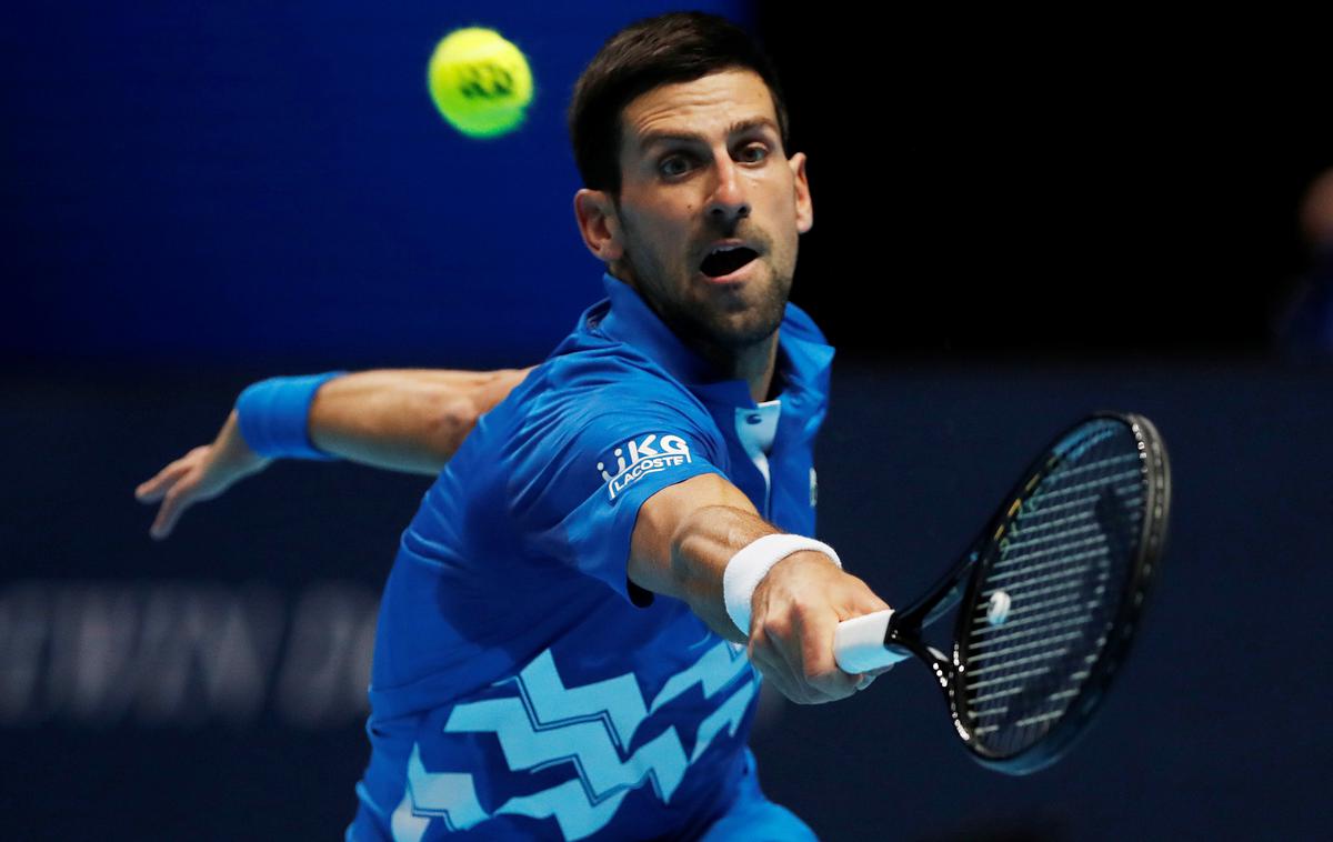 Novak Đoković | Novak Đoković je londonski turnir najboljše osmerice začel z zanesljivo zmago. | Foto Reuters