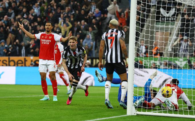 Gol Newcastla proti Arsenalu buri duhove. | Foto: Reuters