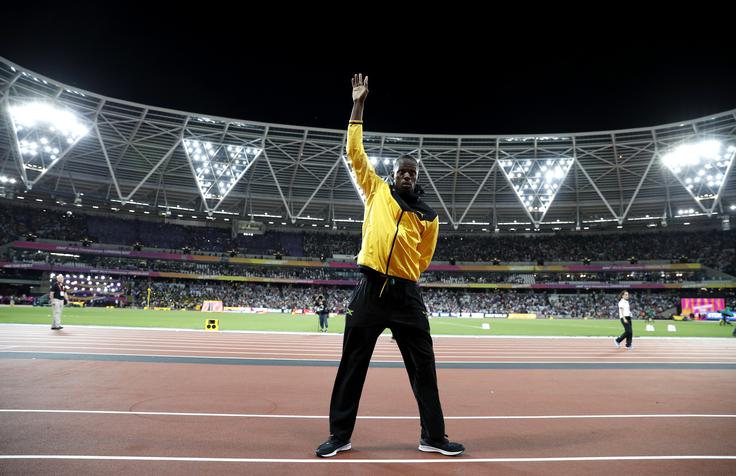Usain Bolt častni krog | Foto: Reuters