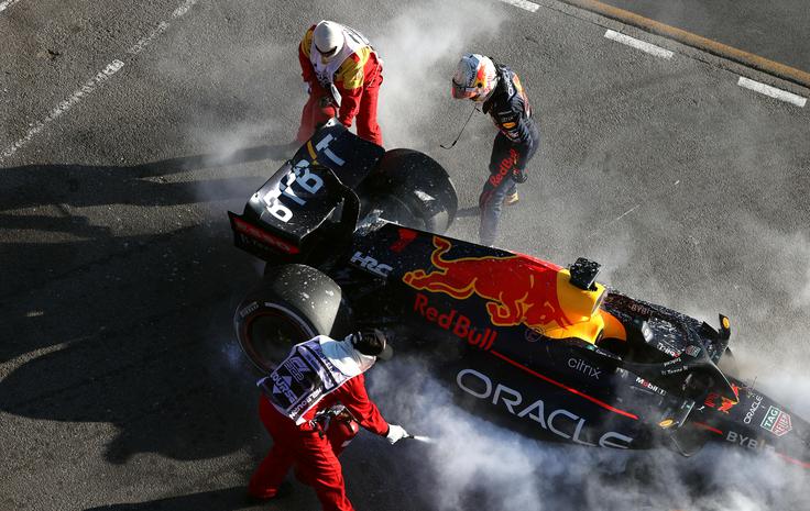 Drugi odstop v sezoni za Verstappna | Foto: Reuters