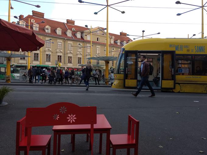 V Ljubljani so mesečne vozovnice tako za LPP kot za Slovenske železnice vezane na koledarski mesec, v Gradcu pa je mogoče za začetek veljavnosti mesečne vozovnice izbrati poljuben dan. Za nakup mestne mesečne vozovnice v Gradcu ni potrebna nobena dodatna čip kartica (ki je v Ljubljani dodaten enkratni strošek, ki znaša od dveh evrov za LPP do desetih evrov za Slovenske železnice). | Foto: Srdjan Cvjetović