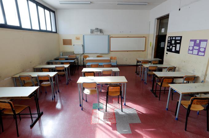 V sosednji Italiji so zaradi epidemije novega koronavirusa trenutno zaprte tudi osnovne šole. | Foto: Reuters
