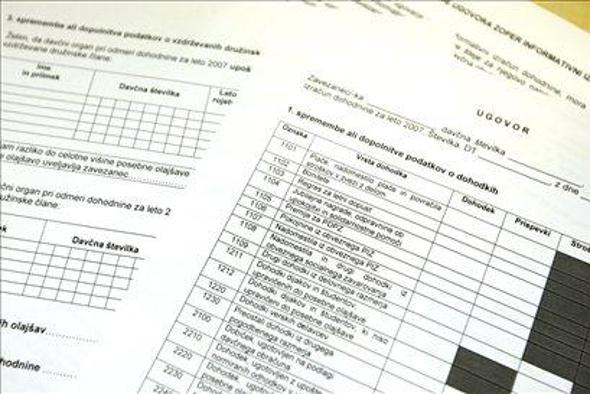 Prva vračila dohodnine na podlagi ugovorov 4. avgusta