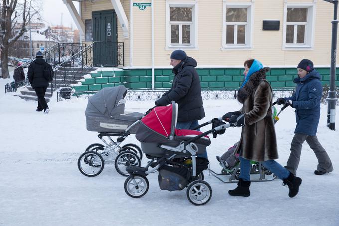 Po moški liniji se severni Rusi razlikujejo od osrednjih in južnih Rusov. Na fotografiji so prebivalci severnoruskega mesta Arhangelsk. | Foto: Guliverimage/Vladimir Fedorenko