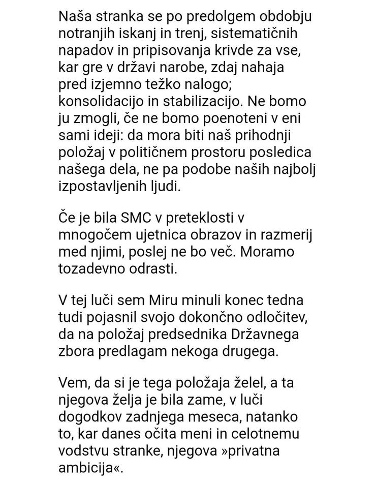 počivalšek pismo | Foto: 