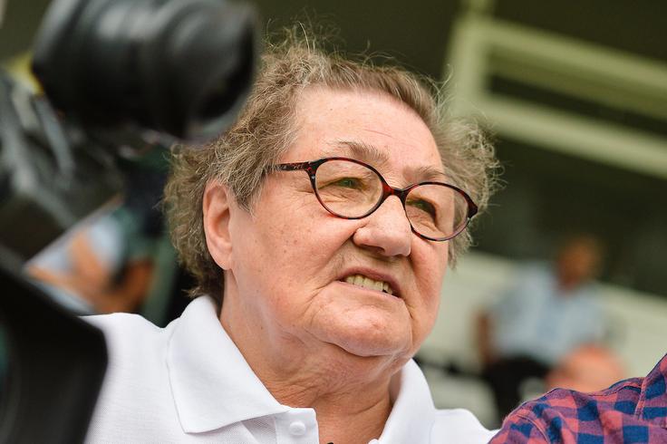 Terezija Knaus za nič na svetu ne bi zamudila domače tekme njene Mure. | Foto: Mario Horvat/Sportida