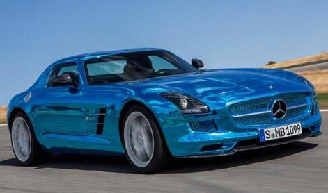 Prihaja električni superšportni mercedes-benz SLS AMG