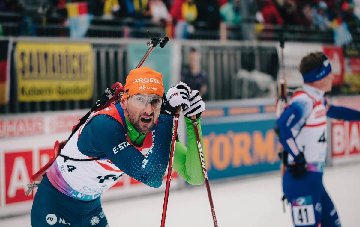 Jakov Fak | Slovenska štafeta je zasedla osmo mesto. | Foto Guliverimage