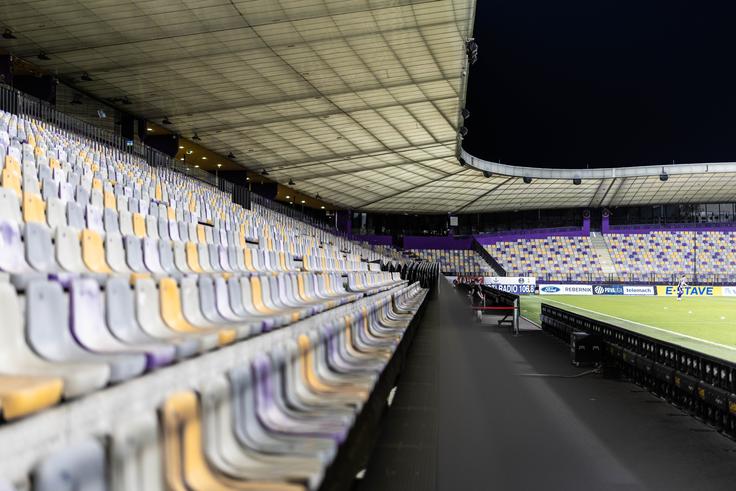 Tribune Ljudskega vrta zaradi kazni iz prejšnje sezone še vedno samevajo. | Foto: Jure Banfi/alesfevzer.com