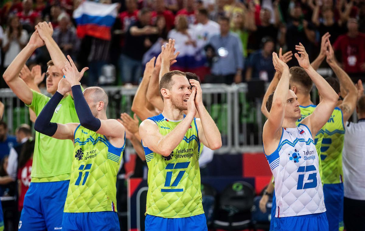 EuroVolley2019: Slovenija - Rusija | Slovenski odbojkarji so skupinski del sklenili še z drugim zaporednim porazom in zasedli drugo mesto v skupini C. | Foto Grega Valančič/Sportida