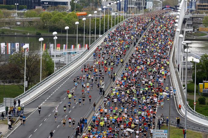 maraton, Dunaj, 24. 4. 2022 | Letošnji dunajski maraton, potekal je 24. aprila, bi se lahko končal tragično, če avstrijski obveščevalci ne bi odkrili vodje speče celice Islamske države. | Foto Reuters