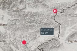 Ponoči so se stresla tla