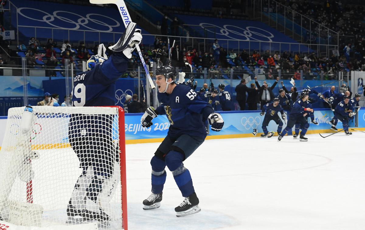 Finska Rusija finale OI | Finci so za prvi naslov olimpijskih prvakov z 2:1 premagali Ruse. | Foto Guliverimage