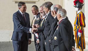 Pahor na obisku pri papežu: oba izpostavila pomen dialoga