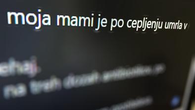 Laž slovenske proticepilke, da ji je cepivo vzelo mamo