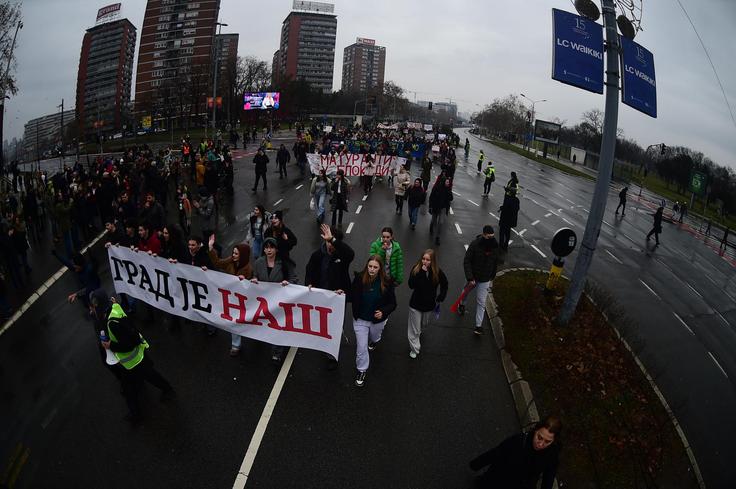 protesti, Srbija | Foto: Grgo Jelavic/Pixsell