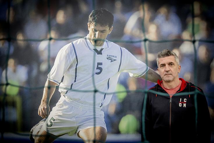 Marinko Galić je na reprezentančnem dvoboju z Madžarsko oblekel vratarski dres in se preselil med vratnici. | Foto: Ana Kovač