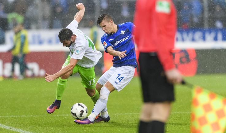 Korošec v nemškem prvenstvu, kjer je poleti postal najdražja okrepitev Darmstadta vseh časov, še čaka na prvi zadetek. | Foto: Guliverimage/Getty Images