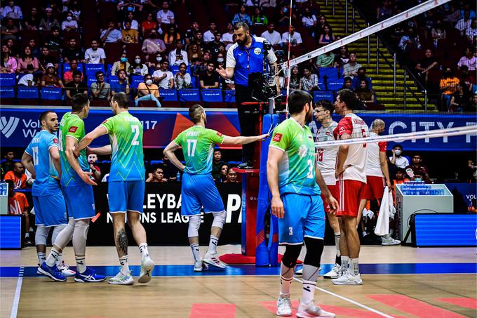 Slovenski odbojkarji ostajajo na petem mestu lige narodov. | Foto: Volleyballworld