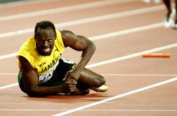 Nočna mora za največja zvezdnika: Bolt končal poškodovan na stezi, Farah brez dvojne krone #video