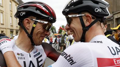 Pogačarjeva ganljiva gesta: velika zahvala prijatelju Rafalu Majki ob koncu kariere