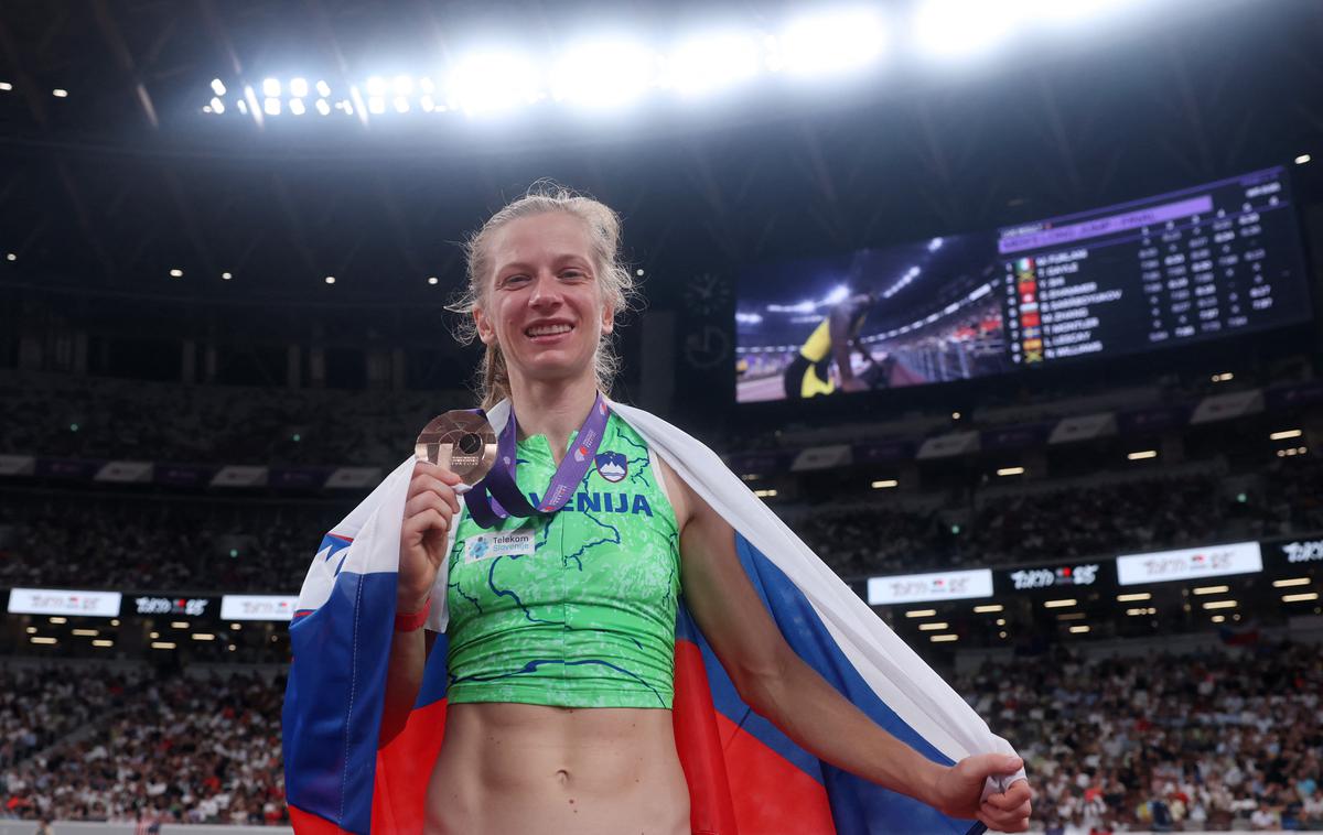 Tina Šutej, Tokio 2025 | Tina Šutej je osvojila bronasto odličje na SP v Tokiu. | Foto Reuters
