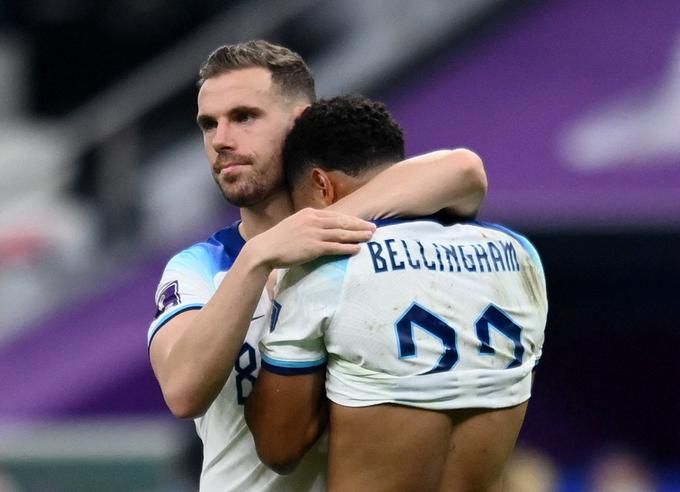 Jude Bellingham je težko prebolel izpad Anglije v četrtfinalu SP proti Franciji. | Foto: Reuters