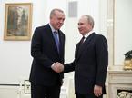 Recep Tayyip Erdogan in Vladimir Putin