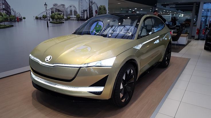 Koncept prvega električnega avtomobile znamke Škoda. | Foto: Gregor Pavšič