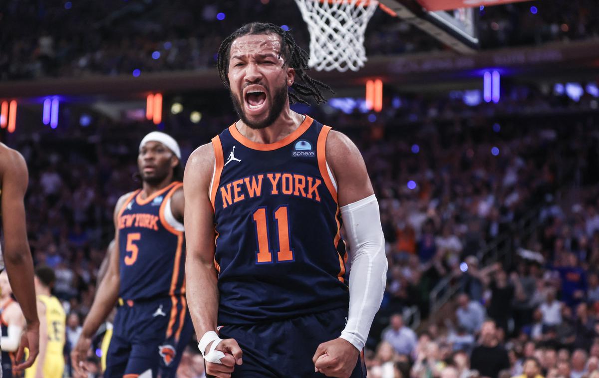 Jalen Brunson New Yokr Knicks | New York Knicks so zmagali še drugič v nizu, Jalen Brunson je ob zmagi dosegel 29 točk. | Foto Reuters