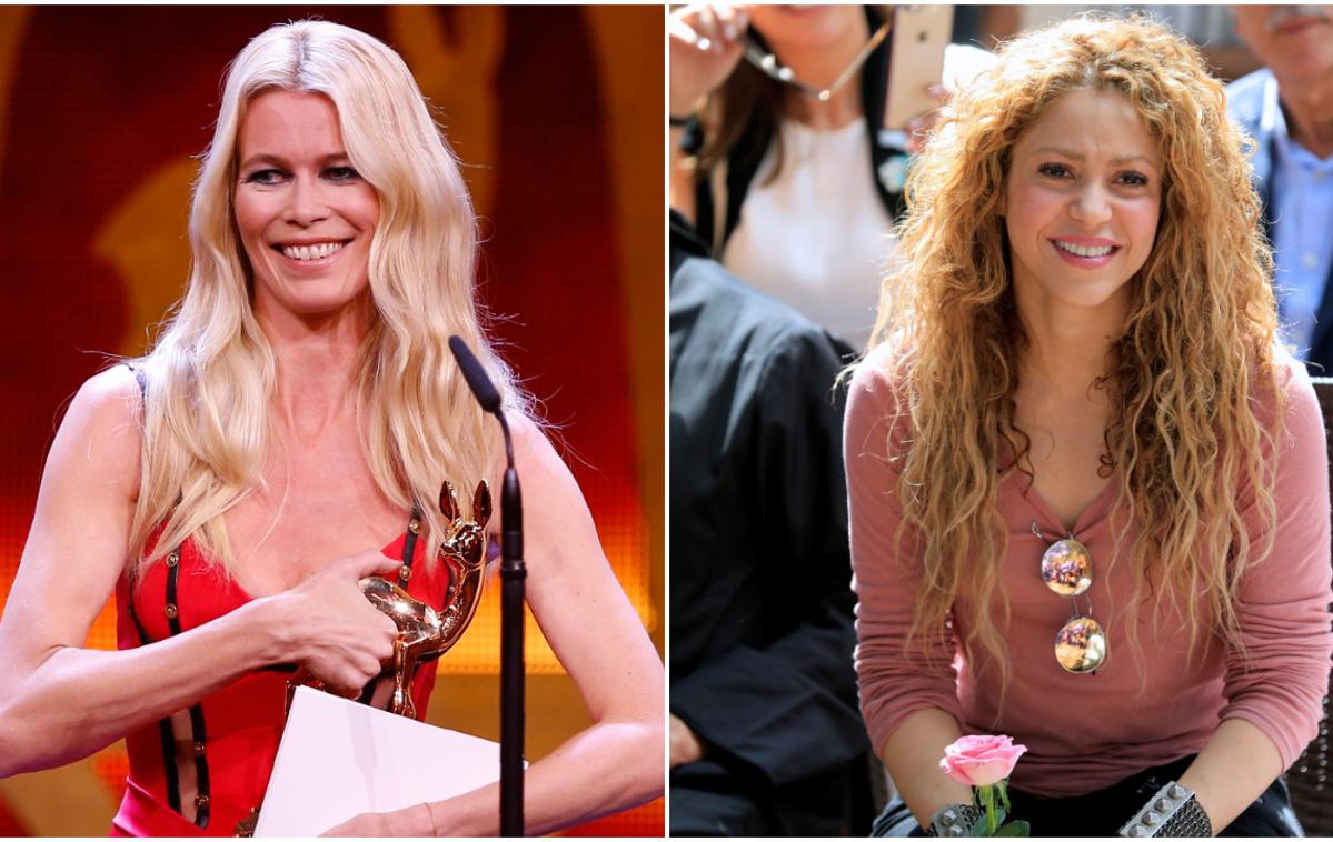 Claudia Schiffer Shakira | V Pandorinih dokumentih sta med tistimi, ki naj bi svoje premoženje skrivali v davčnih oazah, omenjeni tudi Claudia Schiffer in Shakira. | Foto Reuters