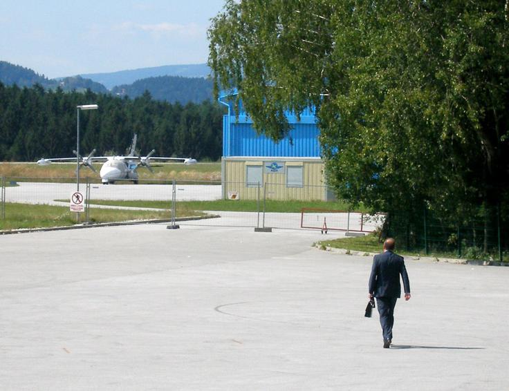 Letališče Slovenj Gradec | Foto: Vesna Pušnik Brezovnik/STA