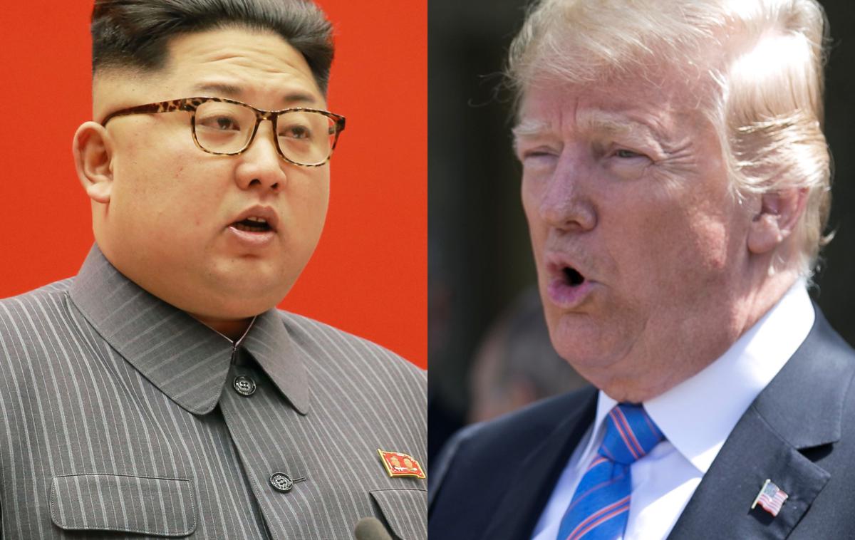 Kim Džong Un in Donald Trump | Foto Reuters