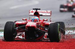 Ferrarijev Alonso: Fant moj, to pa je bila smola!
