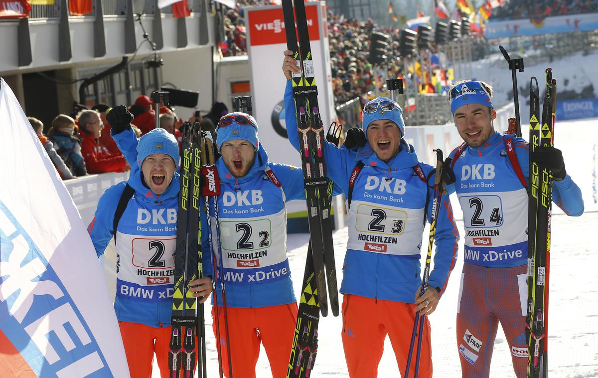 Rusija štafeta biatlon | Foto Reuters