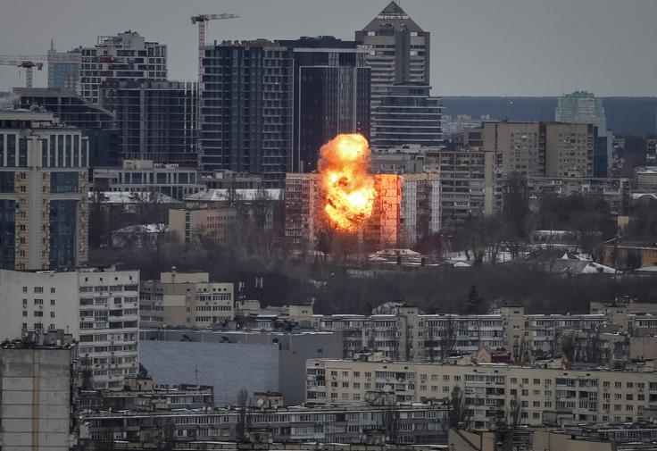 Napad na Kijev decembra lani | Foto: Reuters