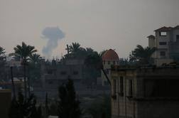 Izrael z letalskim napadom na Gazo #video