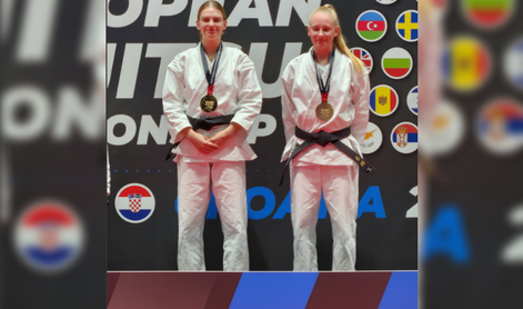 Izjemen uspeh slovenskih tekmovalcev na evropskem prvenstvu v ju-jitsuju