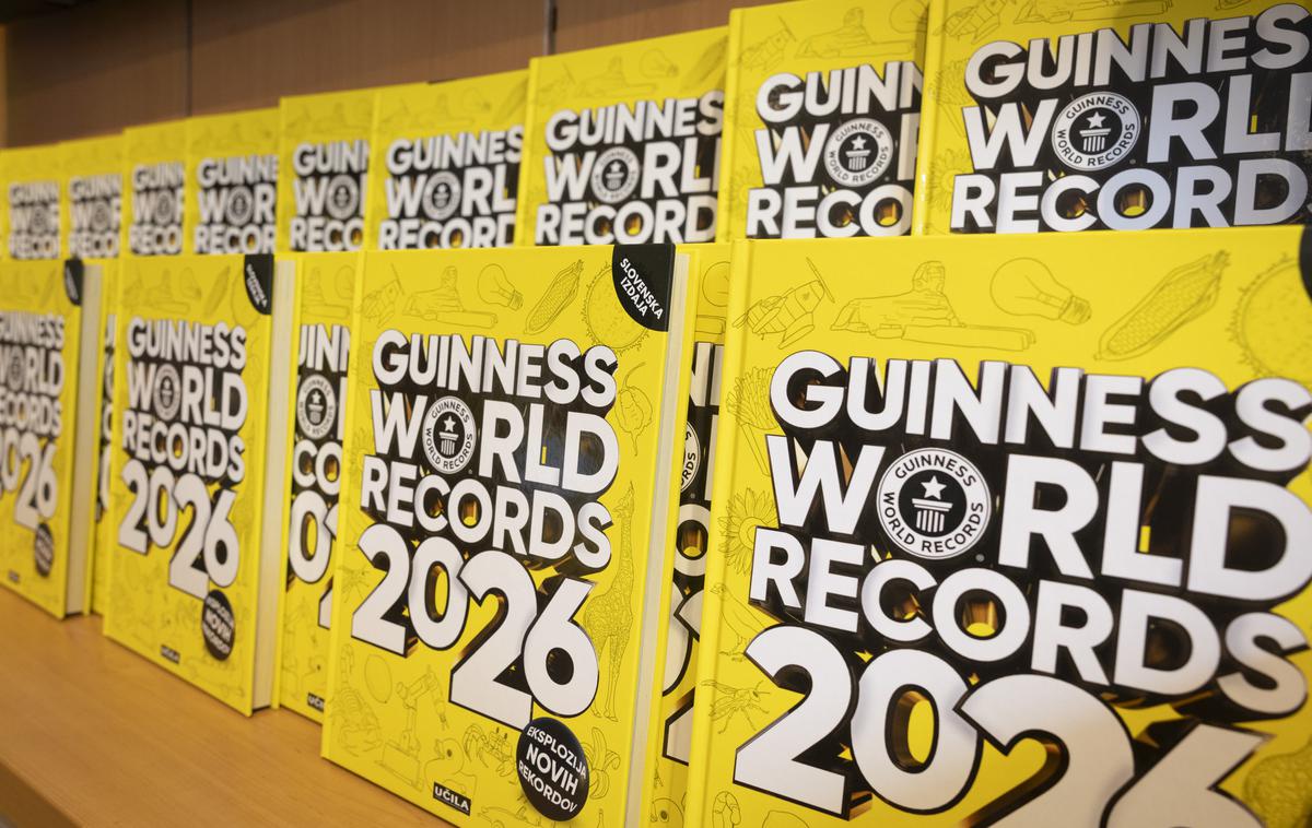 Guinnessova knjiga rekordov 2025. | Novi rekordi, novi dosežki – tudi osem slovenskih | Foto Bojan Puhek