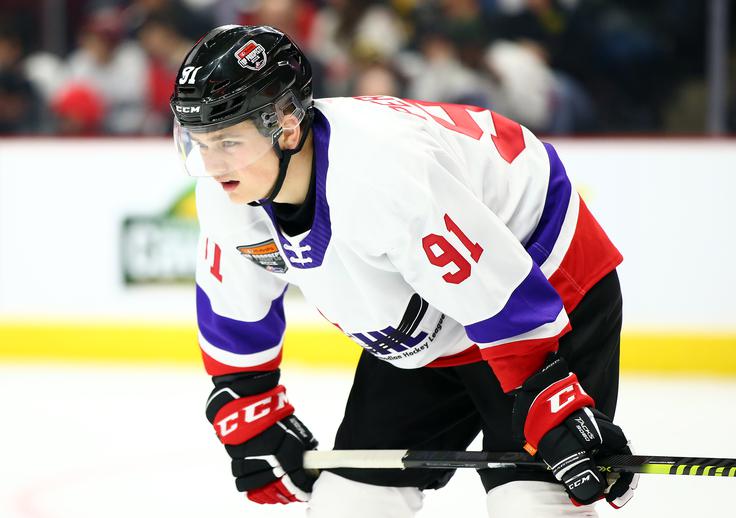 Cole Perfetti - fant z visokim hokejskim IQ-jem. | Foto: Getty Images