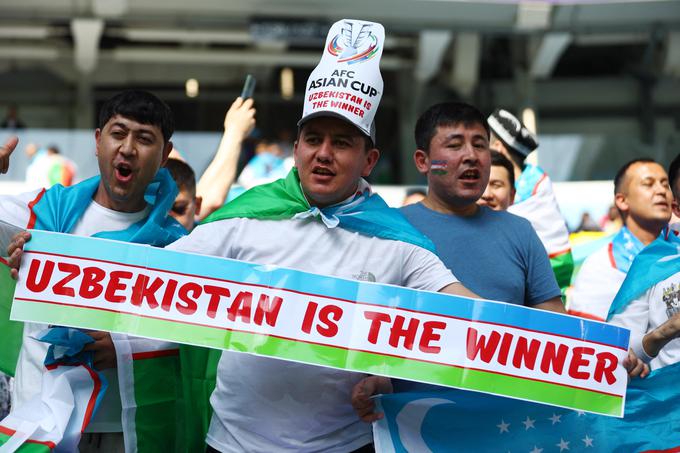 Lahko Uzbekistanu uspe ogromna senzacija in postane azijski prvak? Za kaj takšnega bo moral preskočiti še tri stopnice. | Foto: Reuters