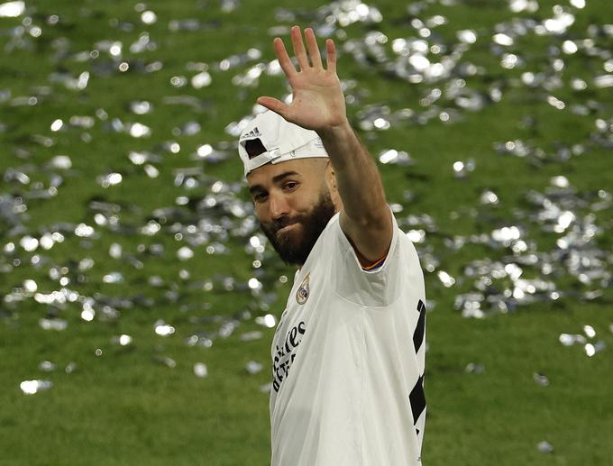 Karim Benzema je osvojil špansko prvenstvo in ligo prvakov. | Foto: Reuters