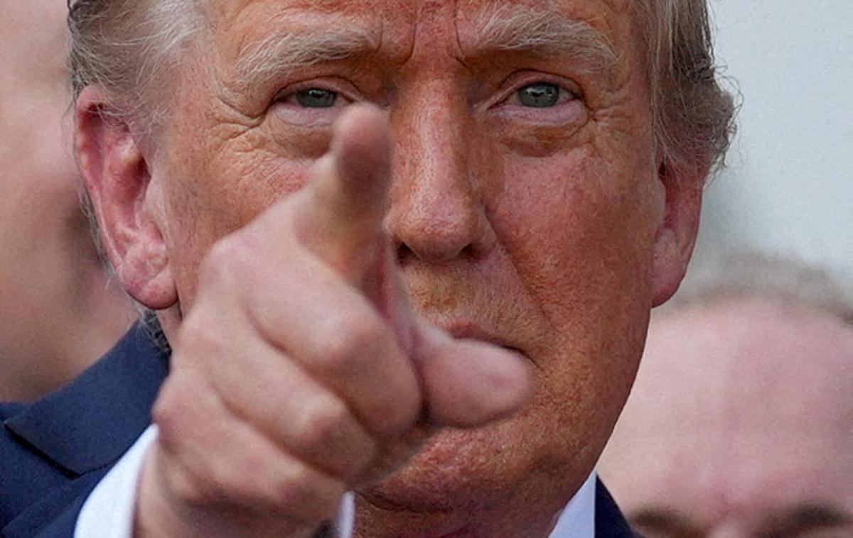 Donald Trump | Trumpov izbruh jeze kaže, da je demokratska senatorka Elizabeth Warren zadela predsednika tam, kjer ga boli. | Foto Reuters