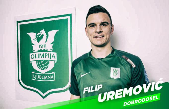 Filip Uremović je v jesenskem delu branil barve druge ekipe zagrebškega Dinama. | Foto: NK Olimpija Ljubljana