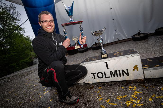 GHD Tolmin | Osemindvajsetletni Matic Kogej je presenetljivi zmagovalec uvodne dirke gorskega državnega prvenstva v Tolminu. | Foto Uroš Modlic