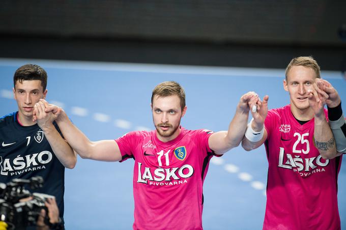 Celjani po zmagi nad norveško ekipo ohranjajo upe na preboj iz skupinskega dela lige prvakov. | Foto: Saša Pahič Szabo/Sportida