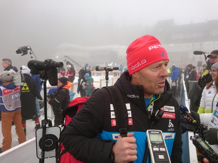 Uroš Velepec računa na dober nastop svojih varovancev v štafetni tekmi. | Foto: Simon Kavčič